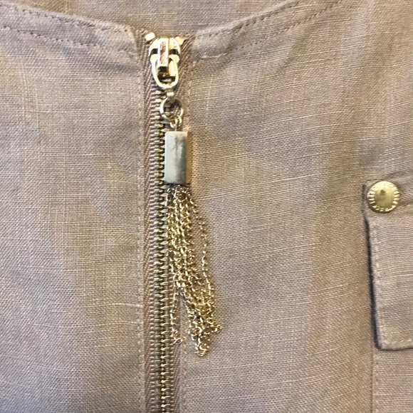 Ellen Tracy 100% Linen Pullover Blouse - Picture 3 of 4